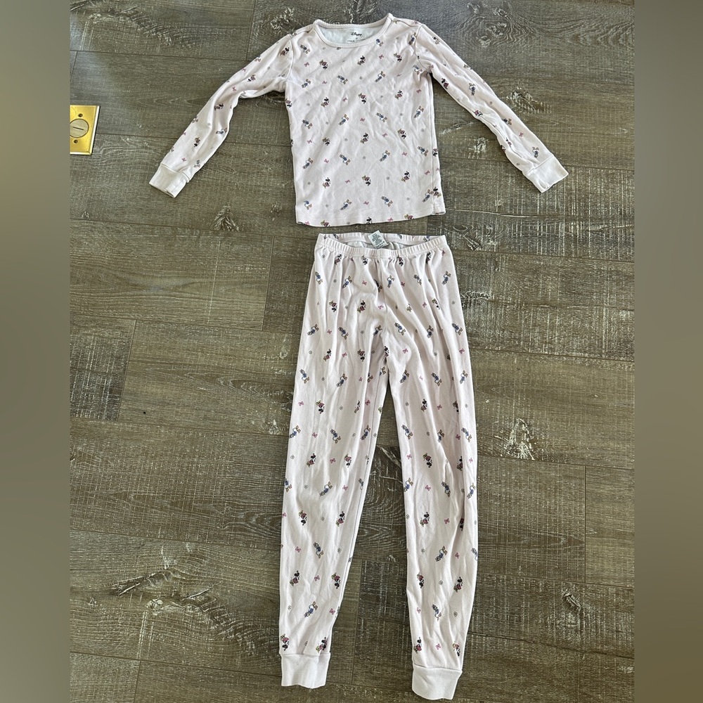 Disney X Janie and Jack Pink Pajama Set Size 10 - light pink